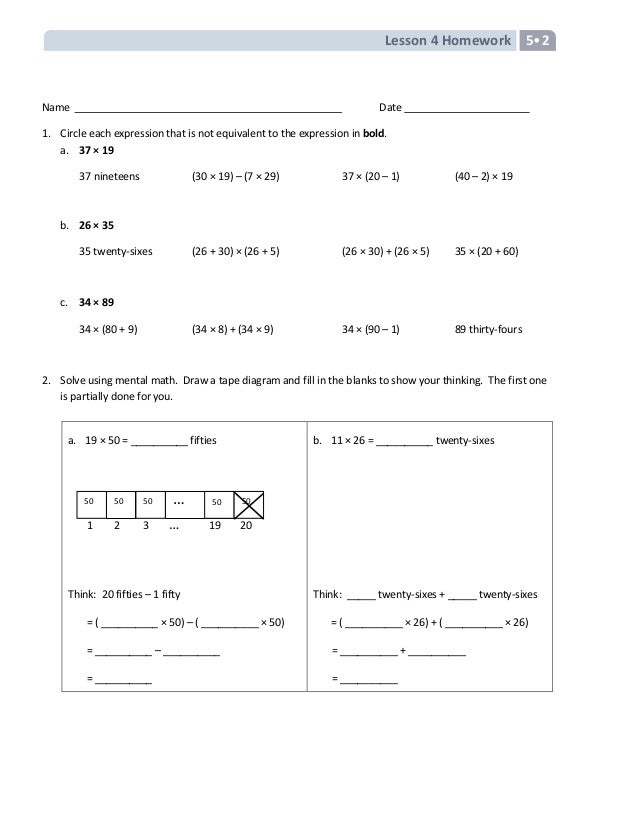 eureka math grade 5 lesson 2 homework 5.4