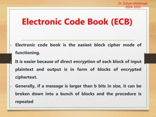 Fifth Lecture - Block Cipher cryptography | PDF