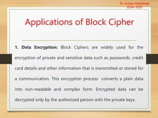 Fifth Lecture - Block Cipher cryptography | PDF