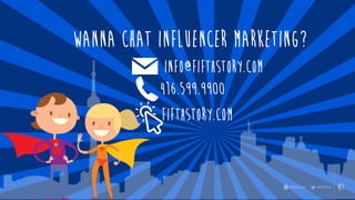 WANNA CHAT INFLUENCER MARKETING?
info@fifthstory.com
416.599.9900
Fifthstory.com
 