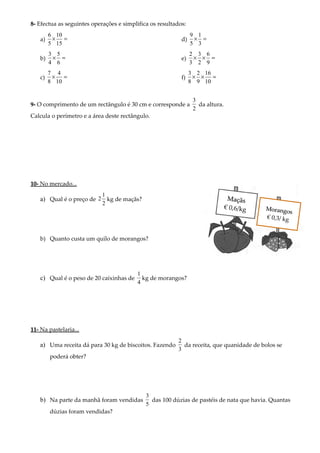 Fi ft multiplicação de fracções