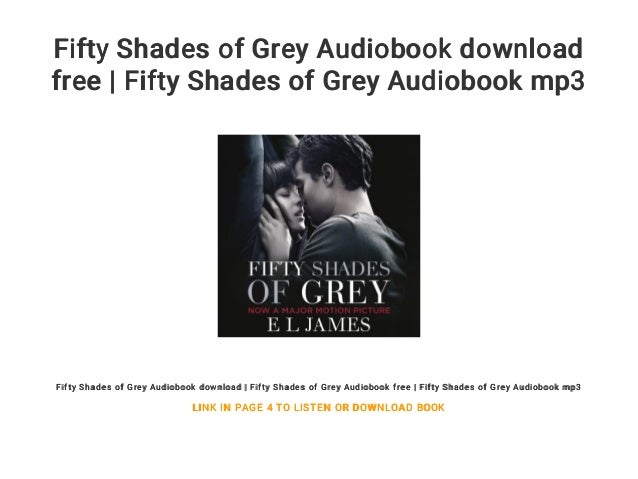 fifty shades of grey audiobook free download mp3