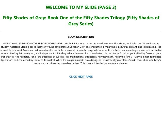 E Book F R E E Fifty Shades Of Grey Book One Of The Fifty Shades T E Book F R E E Fifty Shades Of Grey Book One Of The Fifty Shades T