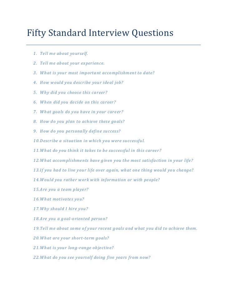 50 interview questions and answers pdf download