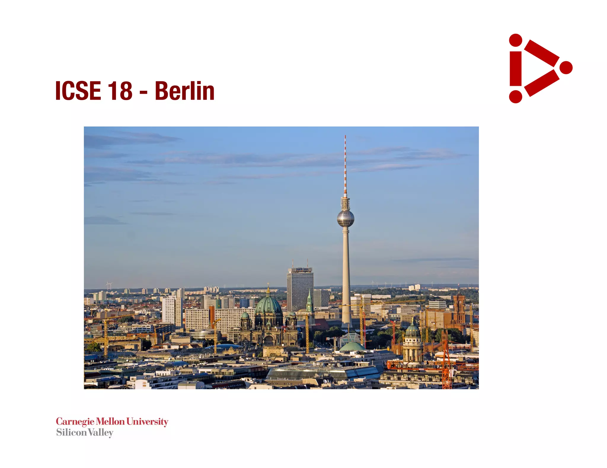 ICSE 18 - Berlin
 