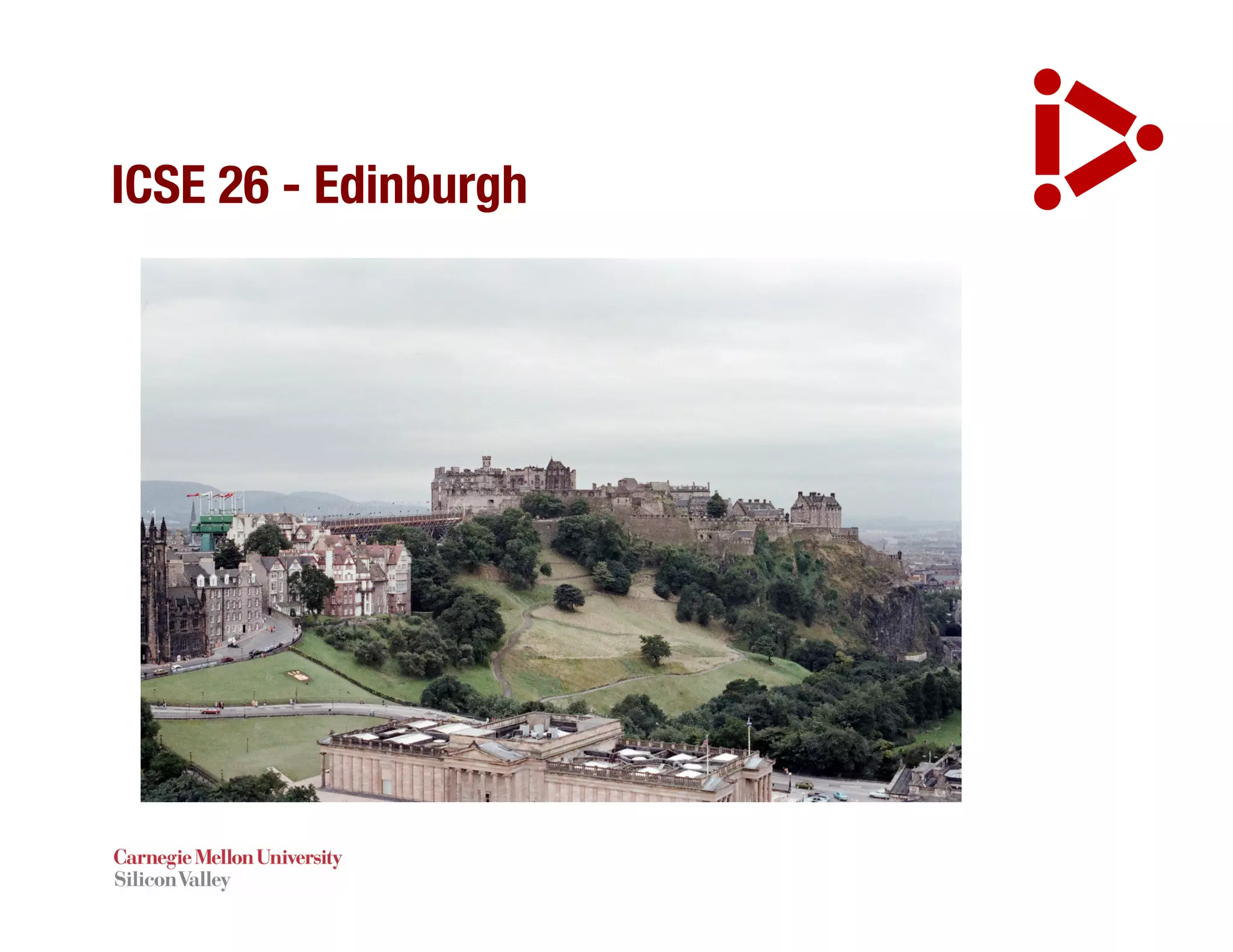 ICSE 26 - Edinburgh
 