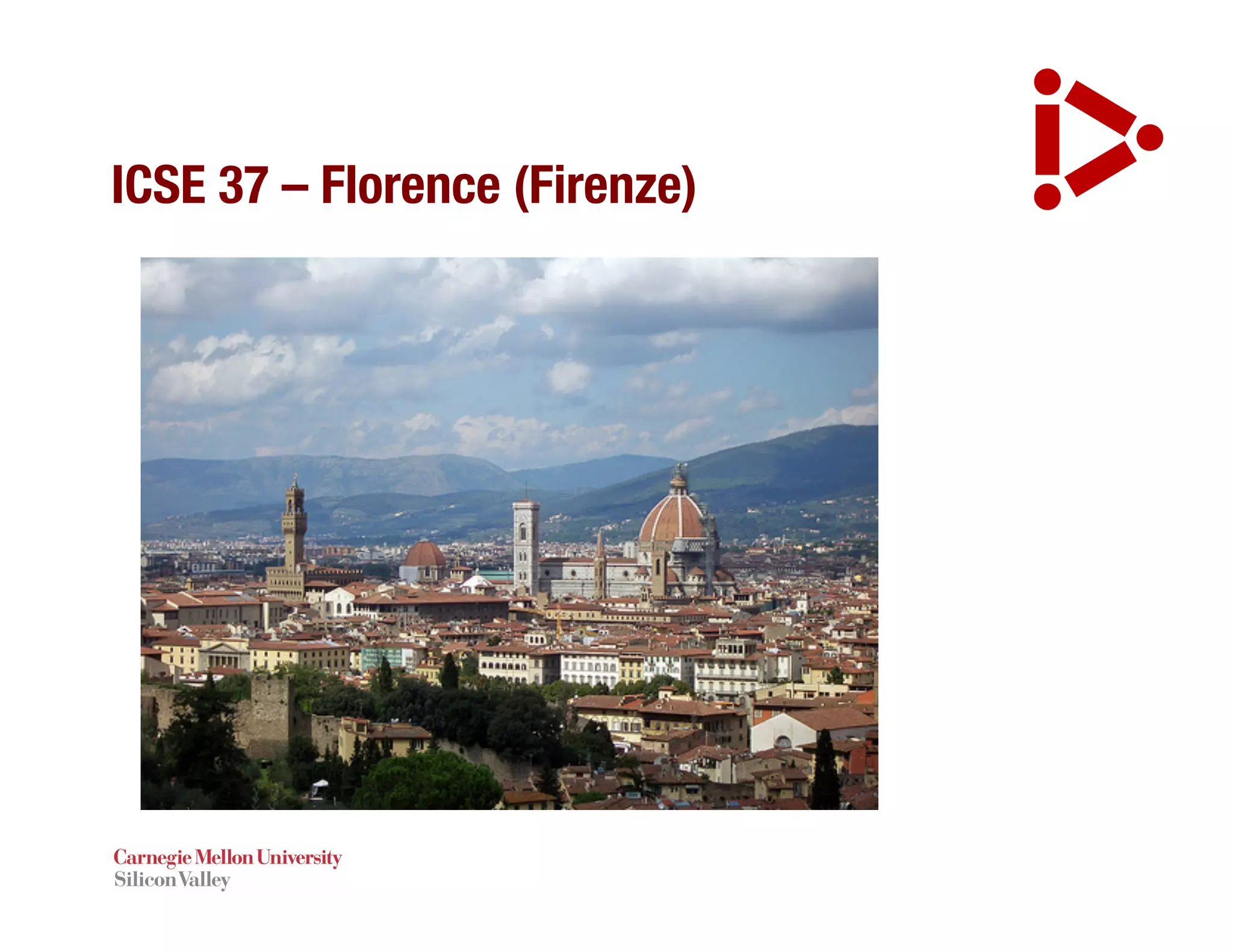 ICSE 37 – Florence (Firenze)
 