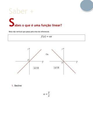 Função linear | PDF