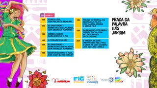 Programação do FIG 2023