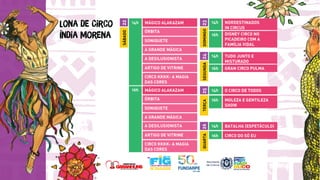 Programação do FIG 2023