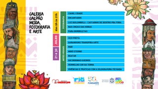 Programação do FIG 2023