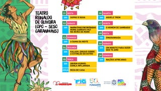 Programação do FIG 2023