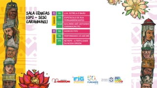 Programação do FIG 2023