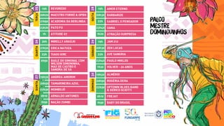 Programação do FIG 2023