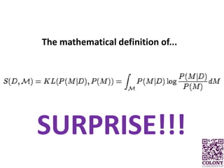 The mathematical definition of...SURPRISE!!!