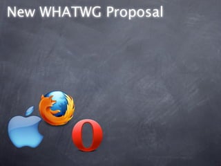 New WHATWG Proposal
 