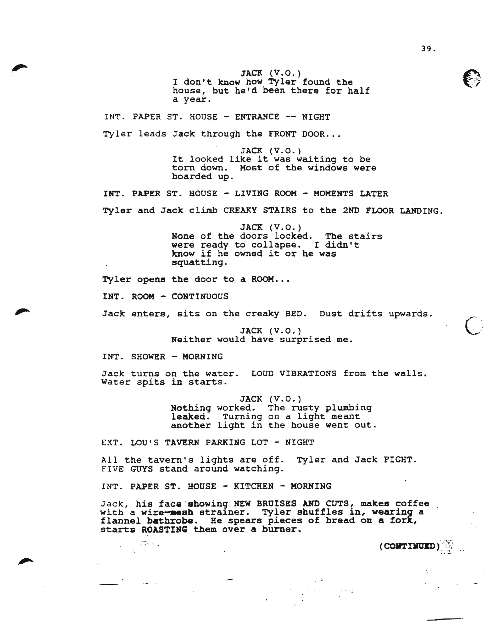 Fightclub script