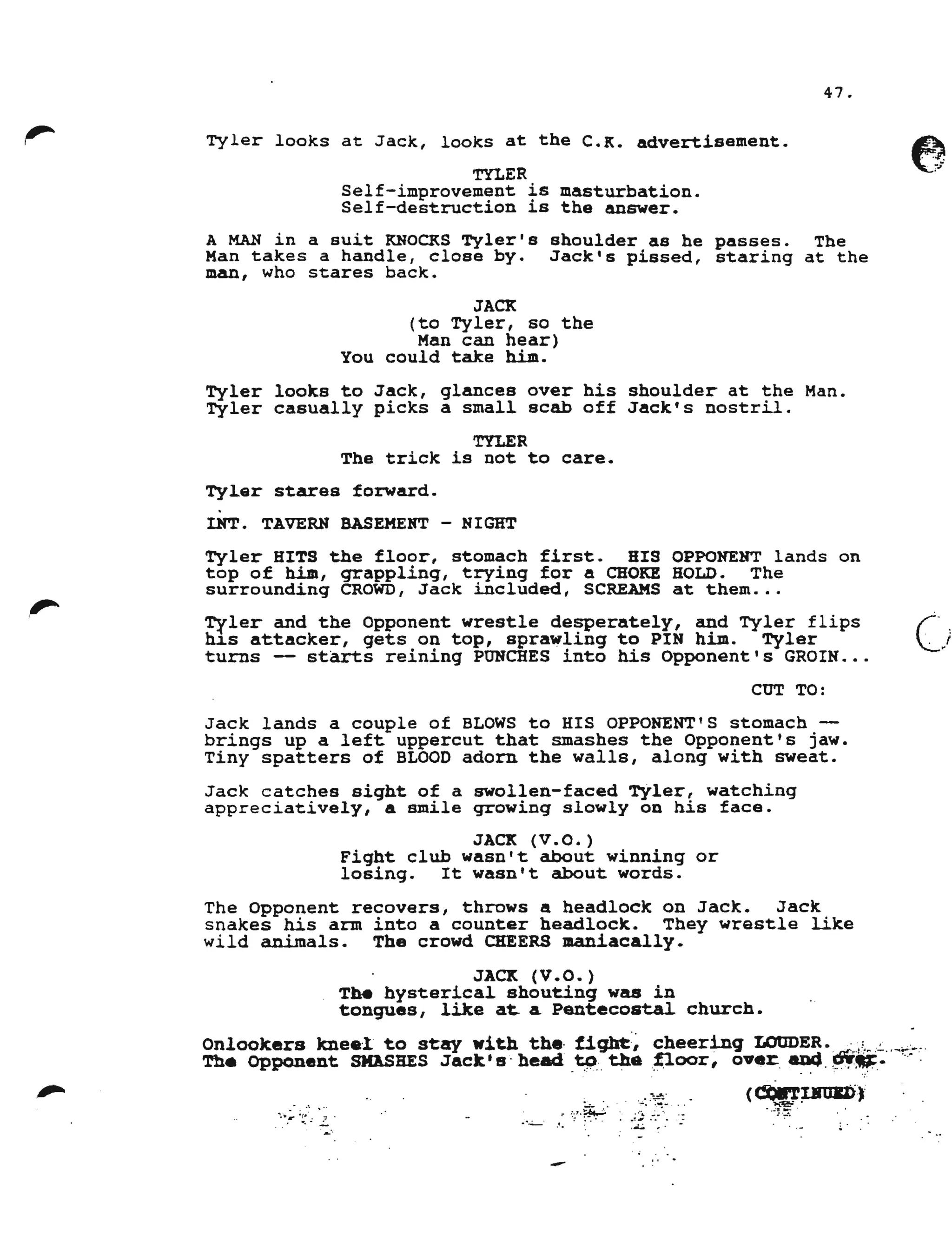 Fightclub script
