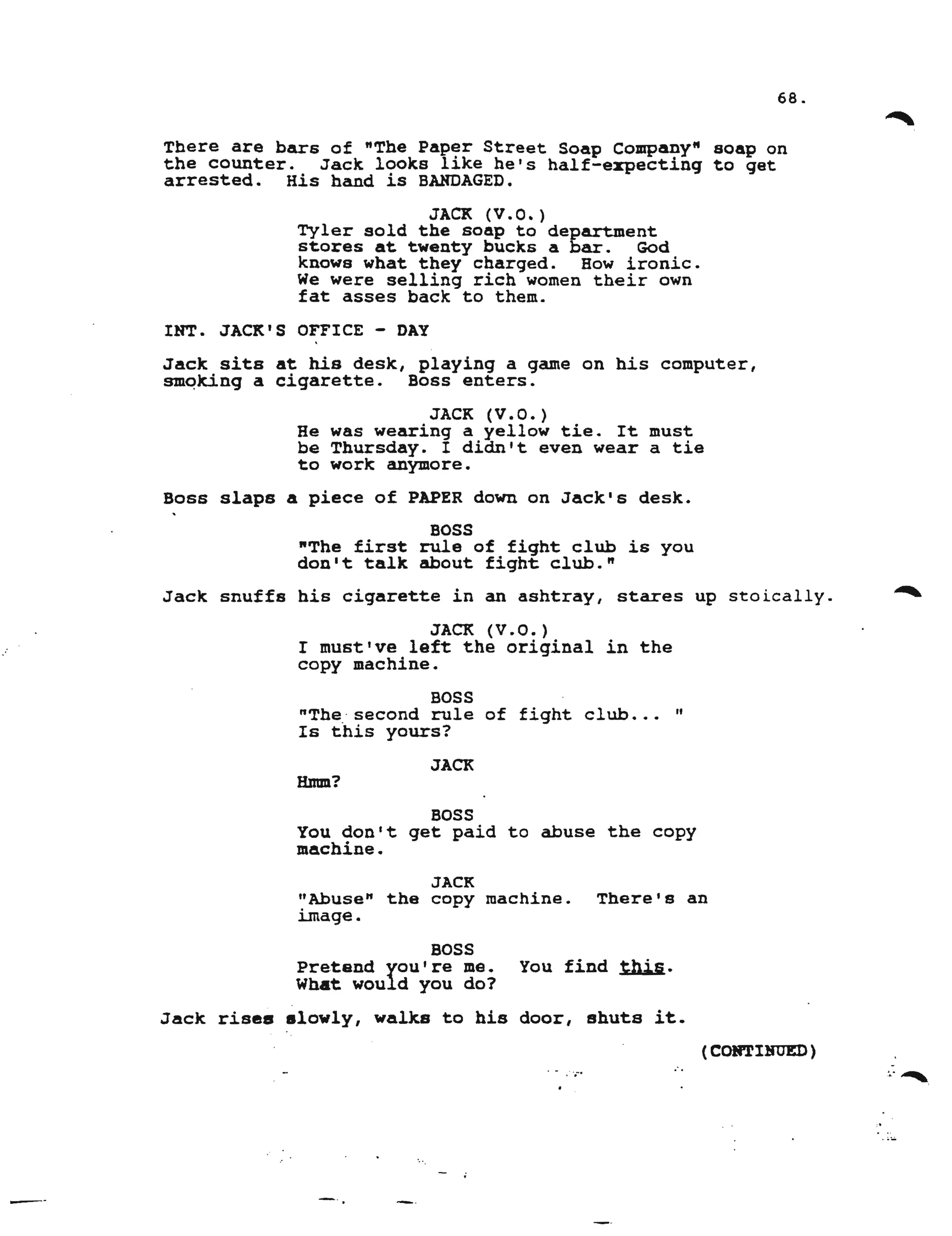Fightclub script