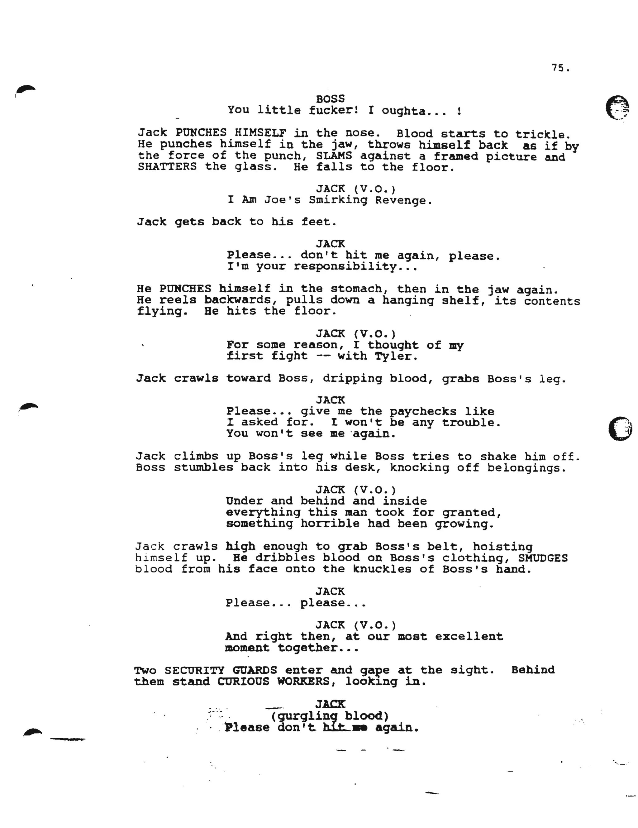 Fightclub script