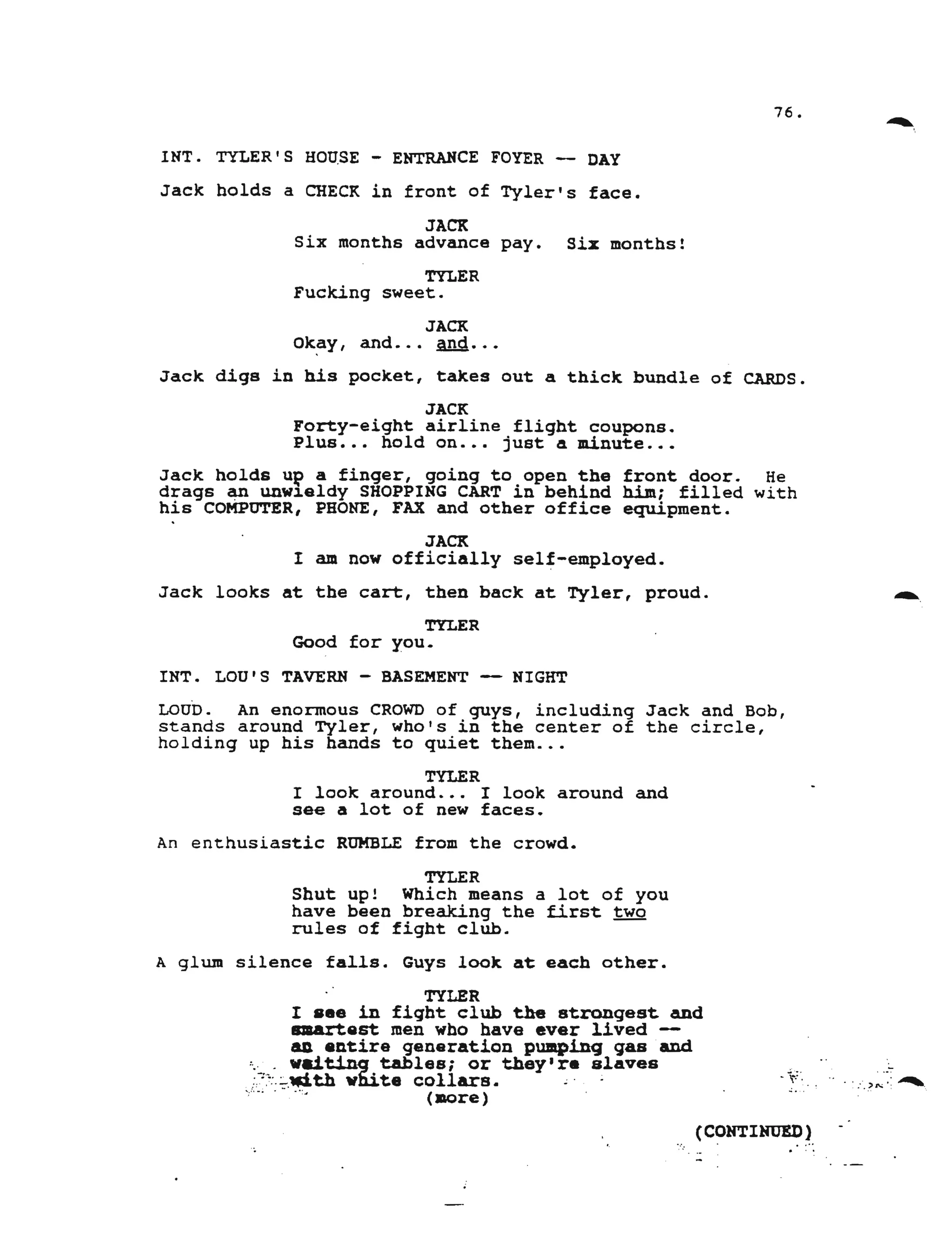 Fightclub script