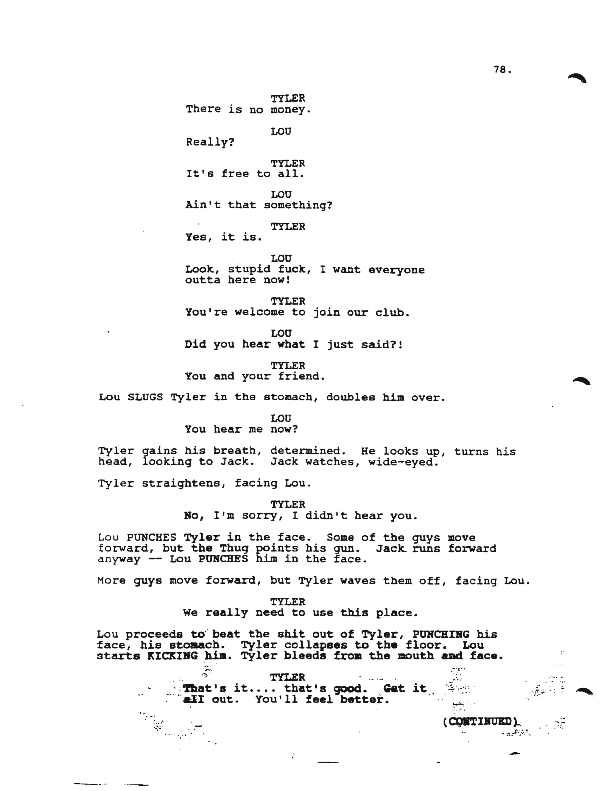 Fightclub script
