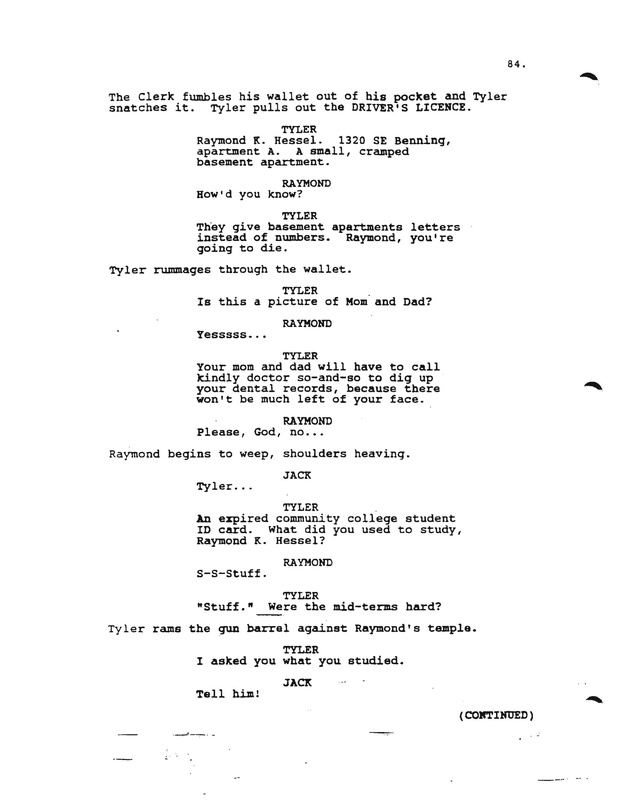 Fightclub script