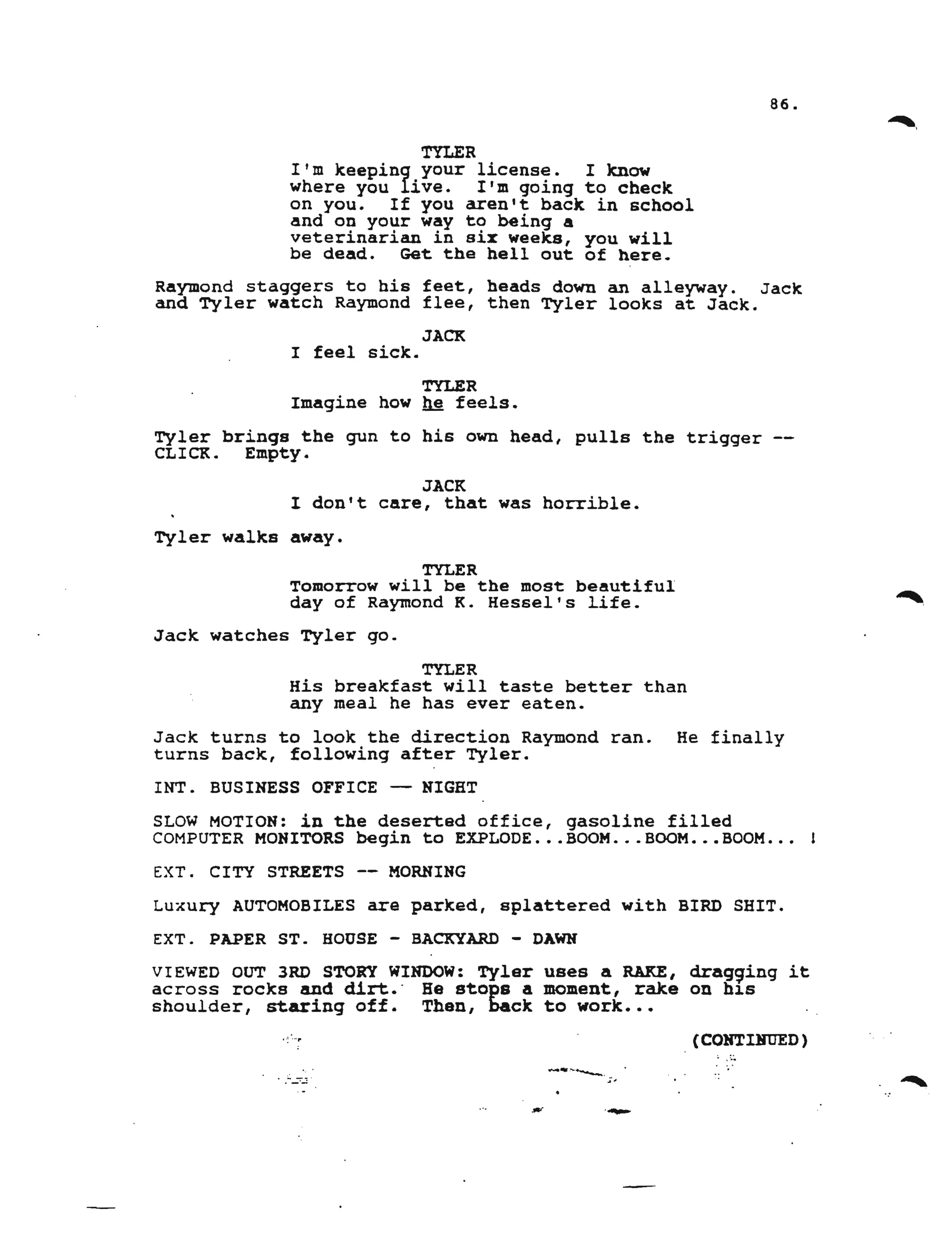 Fightclub script