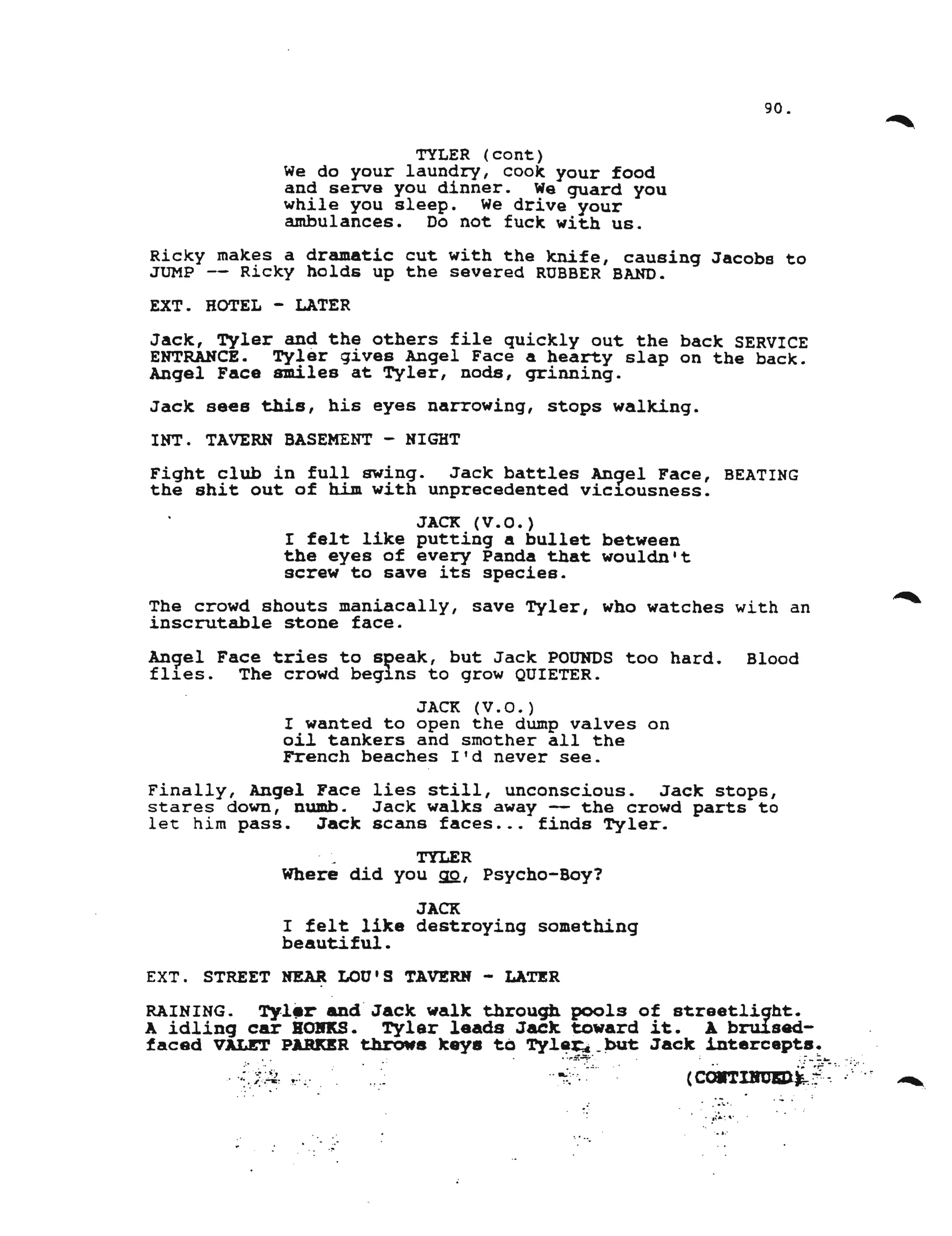 Fightclub script