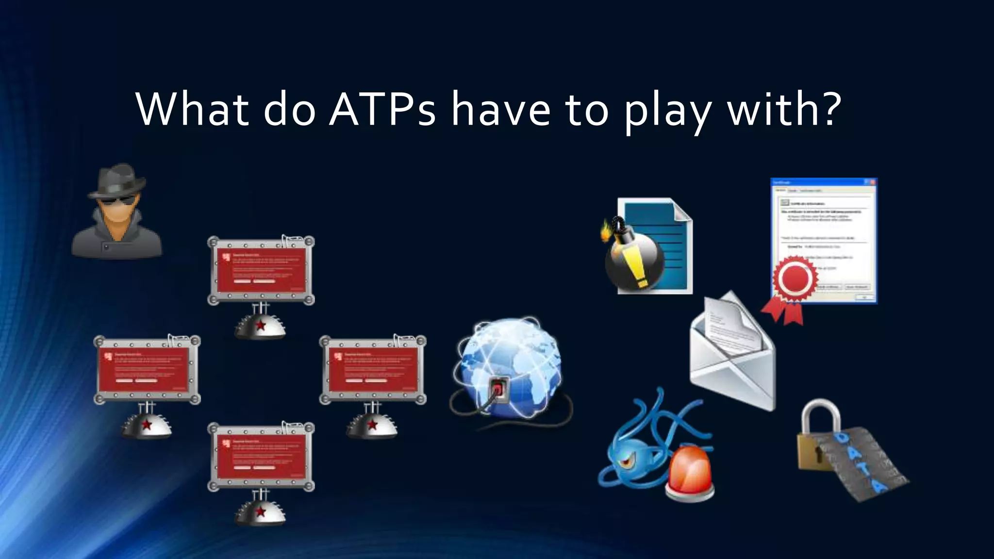 What do ATPs have to play with? 
 