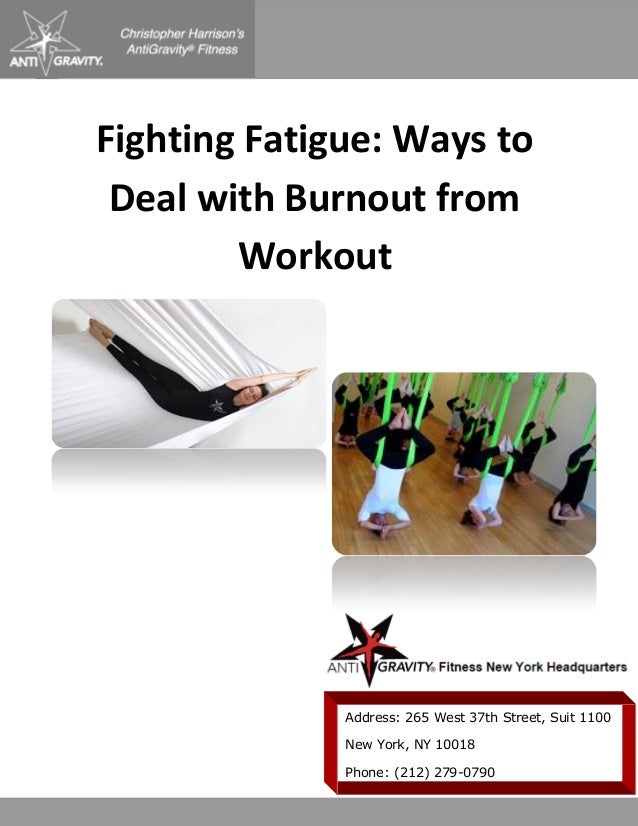 Fighting Fatigue Ways to Deal with Burnout from Workout