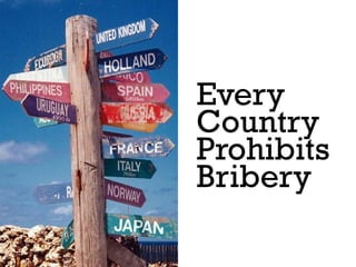 Every
Country
Prohibits
Bribery
 