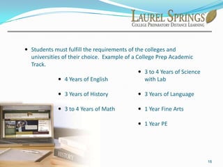 Students can create meaningful relationships with their teachers and peers through distancelearning. They’ll develop a support networkaccessible from any country.9As families live, move, work, and learn throughout the world, a consistent educational community is an invaluable resource.