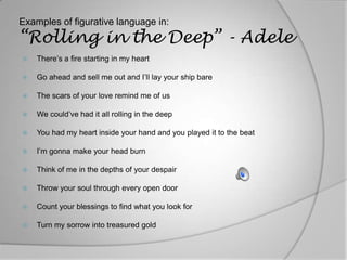 Figurative Language in Songs | PPT
