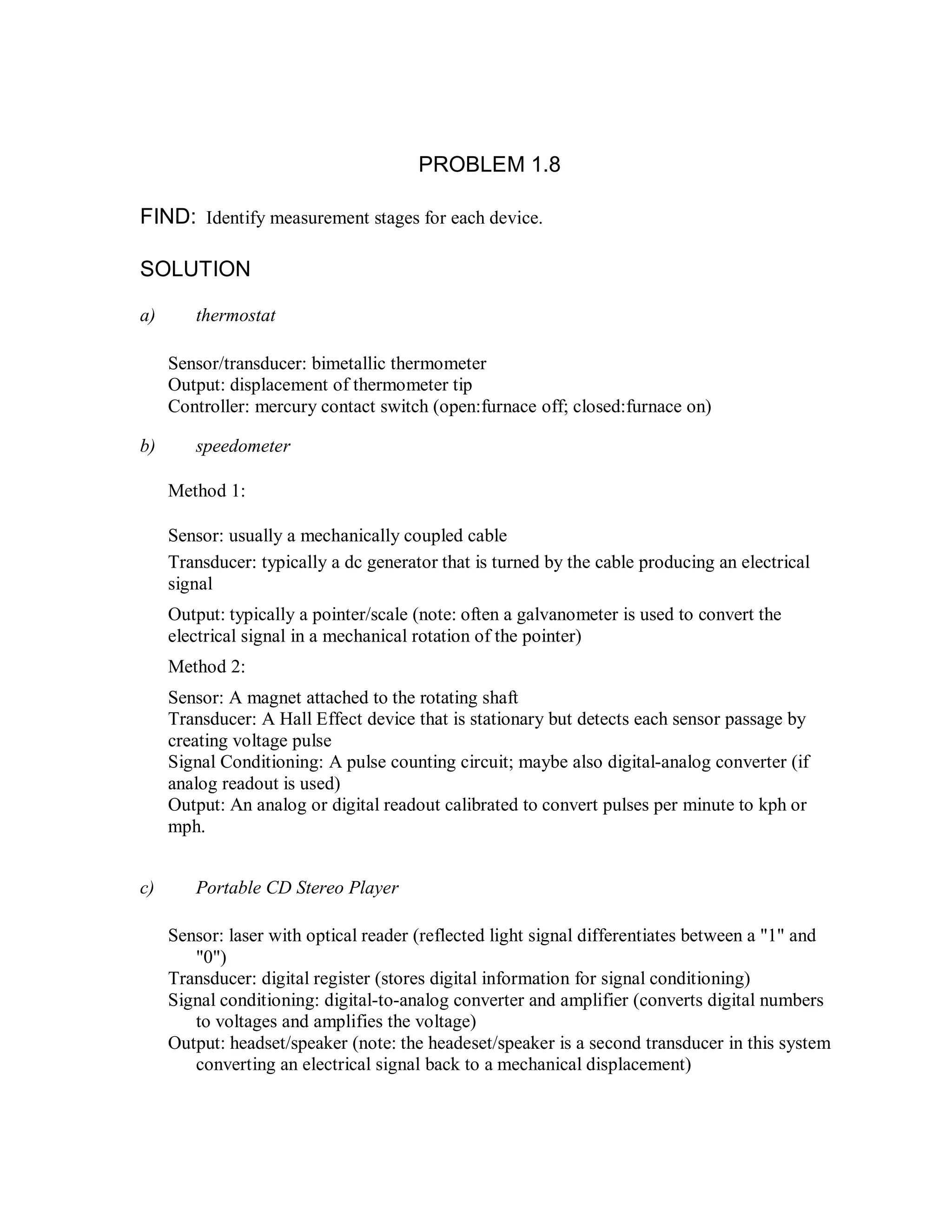 Theory and design for mechanical measurements solutions manual figliola