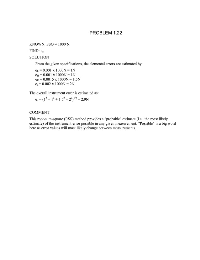 Theory And Design For Mechanical Measurements Solutions Manual Figliola Theory and design for mechanical measurements solutions manual figliola