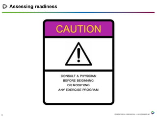 Assessing readiness

9

PROPRIETARY & CONFIDENTIAL – © 2013 PREMIER INC.

 