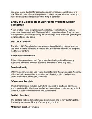 Free Figma Website Templates from uibarn | DOCX