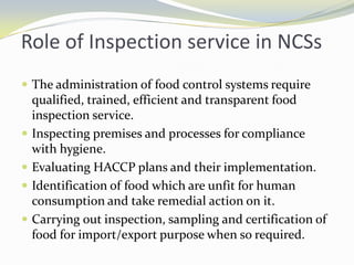 Food Inspection and Government Officials | PPTX