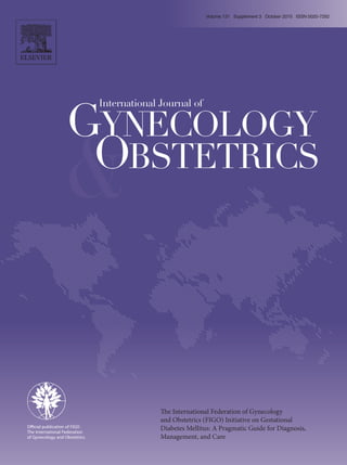 Official publication of FIGO
The International Federation
of Gynecology and Obstetrics
Volume 131 Supplement 3 October 2015 ISSN 0020-7292
The International Federation of Gynecology
and Obstetrics (FIGO) Initiative on Gestational
Diabetes Mellitus: A Pragmatic Guide for Diagnosis,
Management, and Care
The International Federation of Gynecology and Obstetrics (FIGO)
Initiative on Gestational Diabetes Mellitus: A Pragmatic Guide for
Diagnosis, Management, and Care
Publication of this Supplement was supported by funding from an unrestricted
educational grant provided by Novo Nordisk.
 