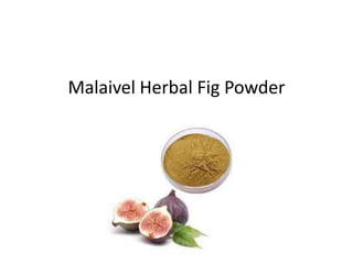 Malaivel Herbal Fig Powder
 