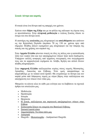 Συκιά: Δέντρο και καρπός
Η συκιά είναι ένα δέντρο από τις απαρχές του χρόνου.
Εφύετο στον Κήπο της Εδέμ και με τα φύλλα τη...