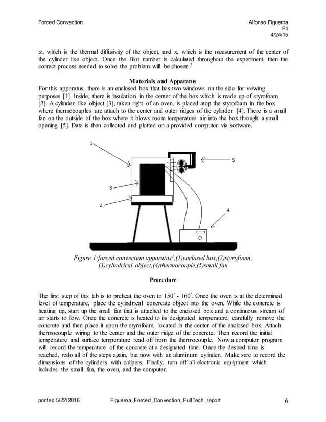 Forced Convection FullTechnical Lab Report