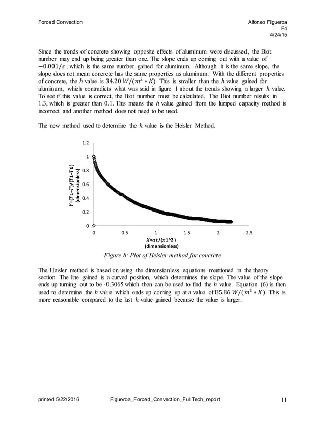 Forced Convection FullTechnical Lab Report