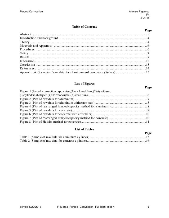 technical lab report example of a lab report
