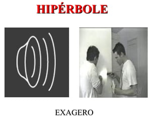 HIPÉRBOLEHIPÉRBOLE
EXAGEROEXAGERO
 