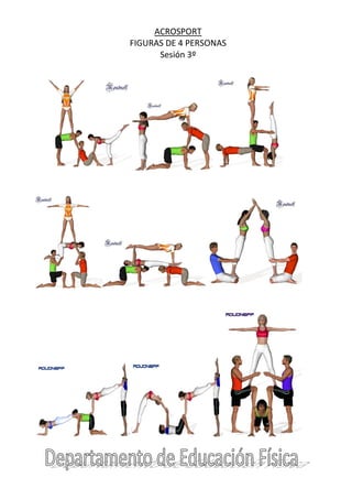 ACROSPORT
FIGURAS DE 4 PERSONAS
      Sesión 3º
 