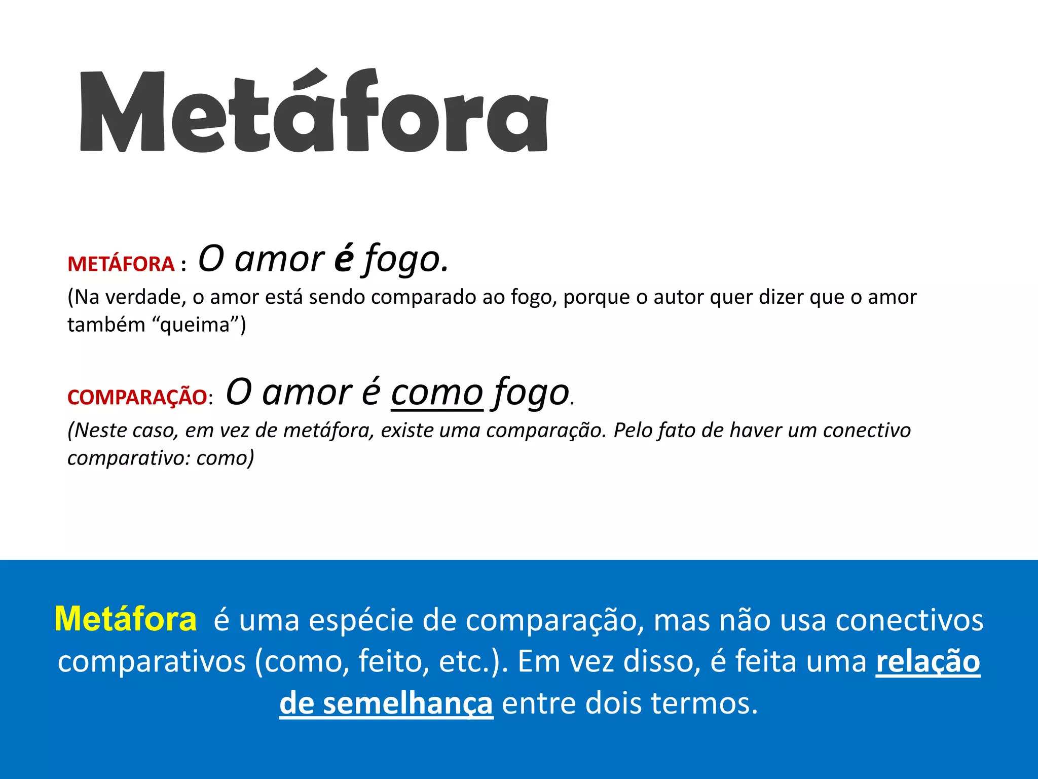Metafora Figuras de Linguagem | PPTX