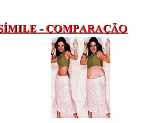 SÍMILE - COMPARAÇÃOSÍMILE - COMPARAÇÃO
 