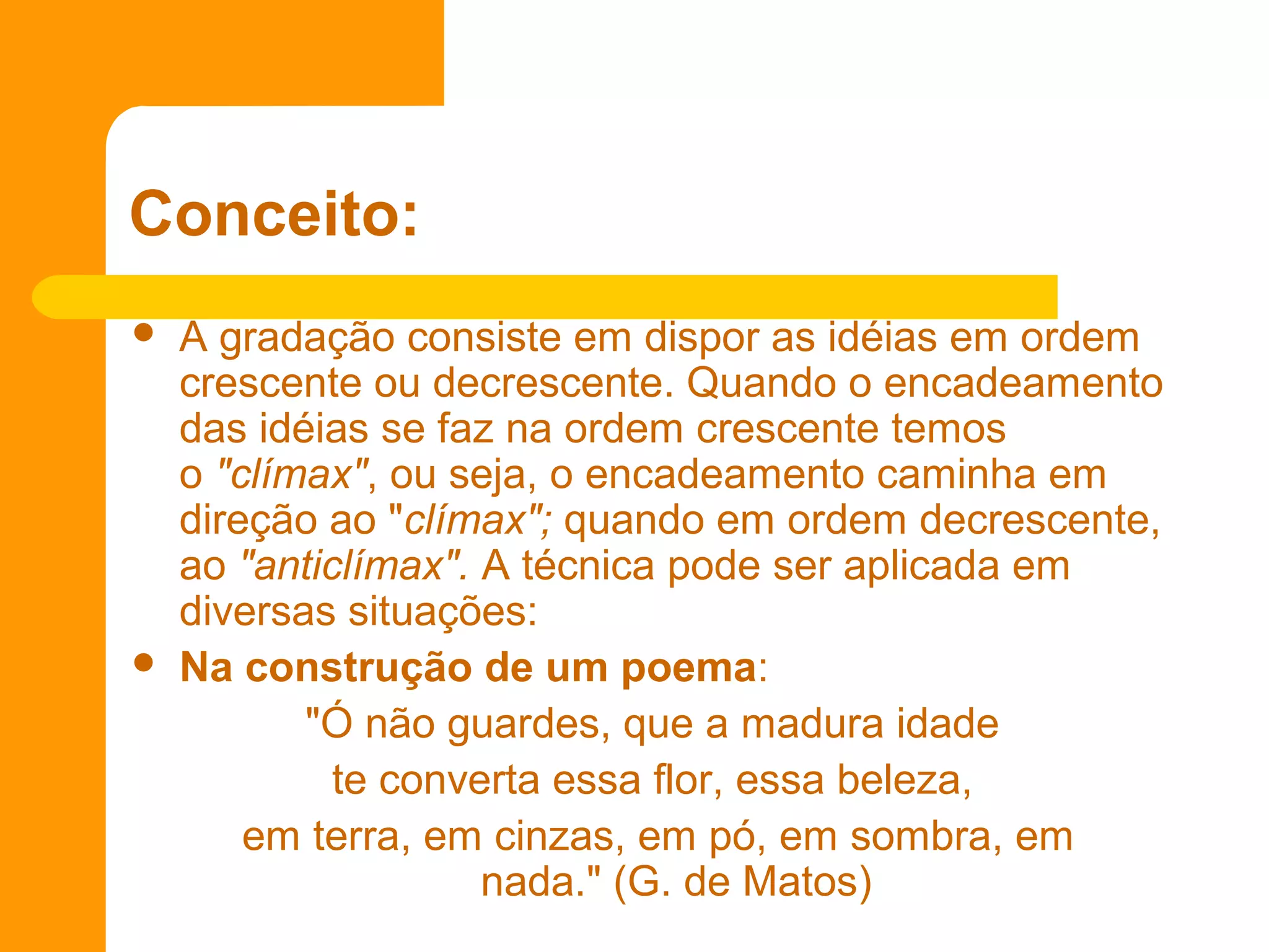 Figuras de linguagem - Gradação[Editável] | PPT